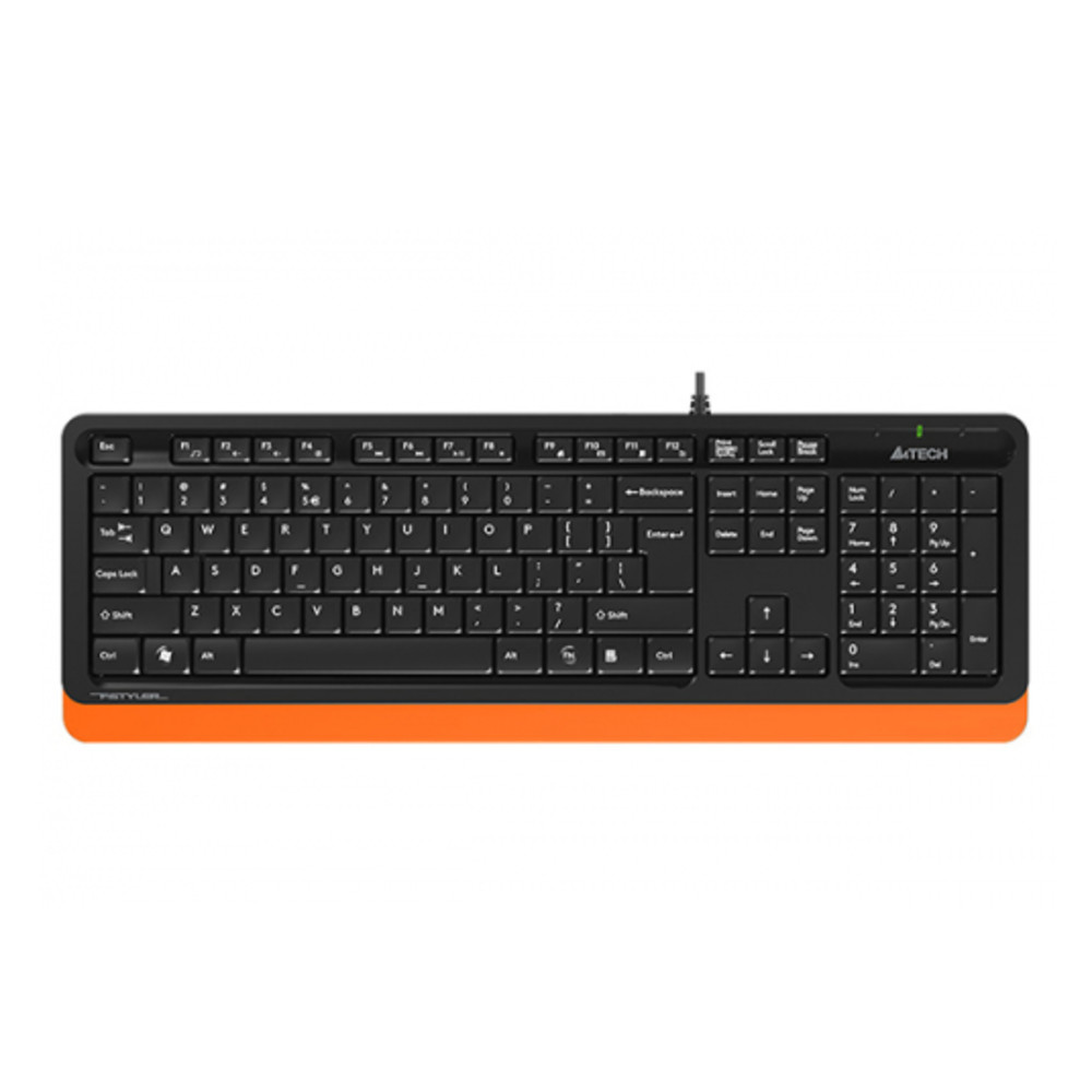 Клавиатура A4Tech Клавиатура Fstyler FK10 FK10 ORANGE Проводная, USB — фото товара