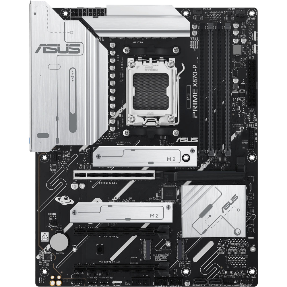Материнская плата Asus ASUS PRIME X870-P 90MB1IT0-M0EAY0 ATX, AMD AM5 — фото товара