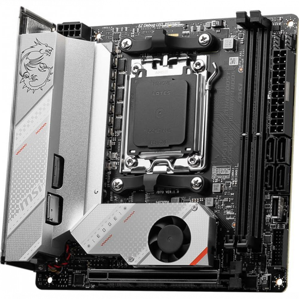Материнская плата MSI MPG B650I EDGE WIFI Mini-ATX, AMD AM5 - миниатюра 3