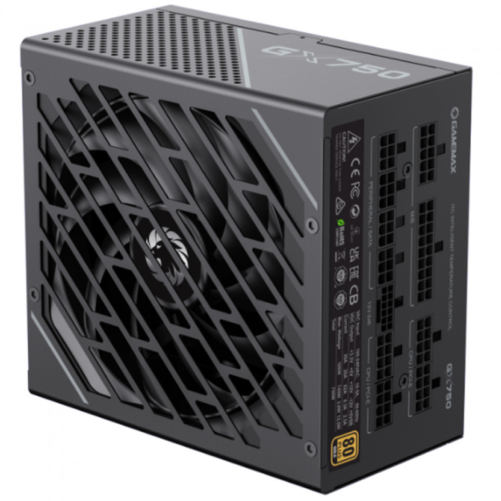 Блок питания GameMax GX-750 PRO BK 214607500022 750 Вт, 80+ Bronze — фото товара