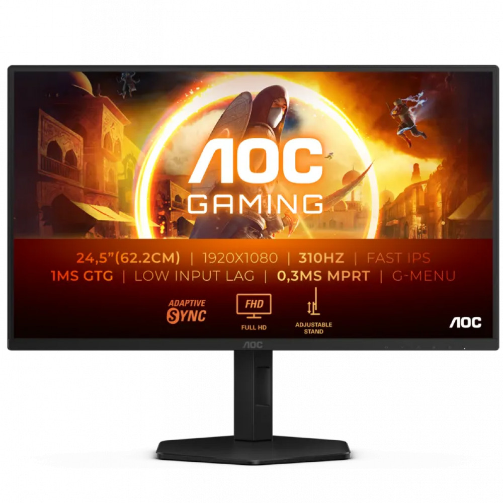 Монитор AOC 25G4SXU/01 24.5 ", IPS, Full HD 1920x1080 (16:9), 310 Гц — фото товара
