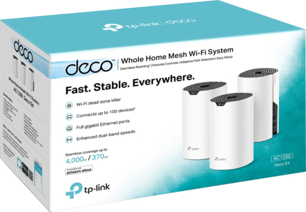 Маршрутизатор для дома TP-Link DECO S4(3-PACK) - миниатюра 3