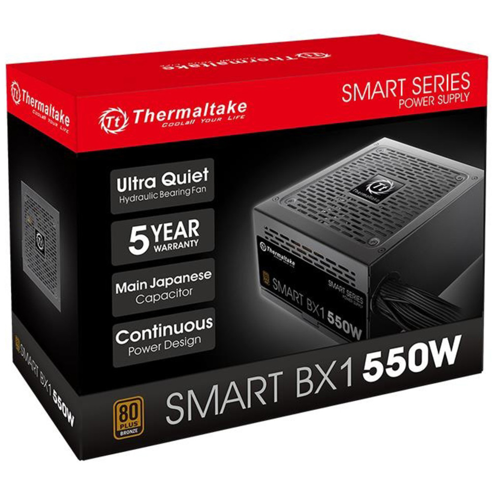 Блок питания Thermaltake Smart BX1 550W PS-SPD-0550NNSABE-1 550 Вт - миниатюра 6