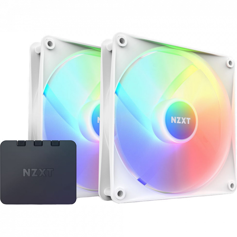 Система охлаждения NZXT F140 RGB Core Twin Pack White RF-C14DF-W1 Для системного блока — фото товара