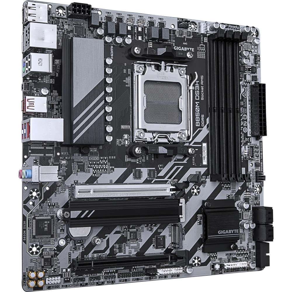 Материнская плата Gigabyte B850M DS3H 1.2 Micro-ATX, AMD AM5 - миниатюра 2