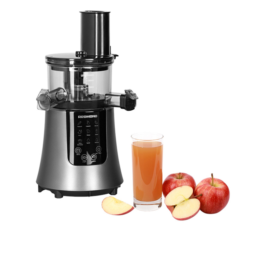 Соковыжималка Redmond RJ-912S Шнековая, 580 Вт - миниатюра 2