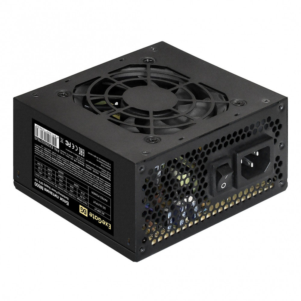 Блок питания ExeGate M600 EX292237RUS 600 Вт, 80+ Silver - миниатюра 2
