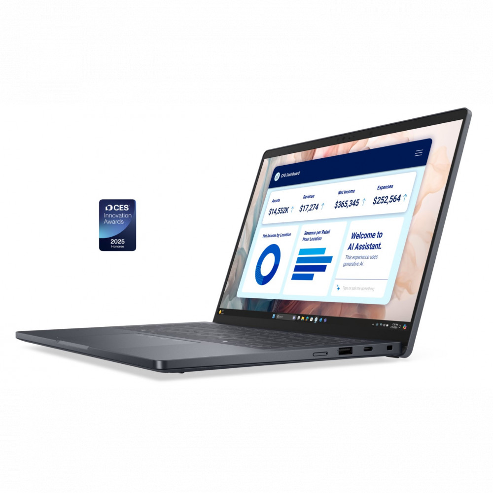 Ноутбук Dell Pro 14 Premium 210-BPFF_5 14 ", WUXGA 1920x1200 (16:10), Intel, Core Ultra 7, 32 Гб, 512 ГБ, Intel Graphics, Windows 11 Pro - миниатюра 3