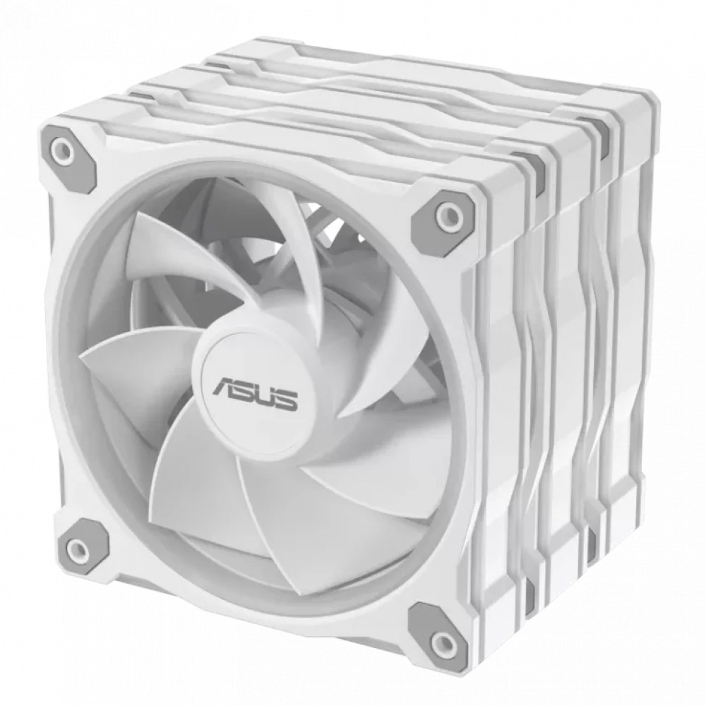 Система охлаждения Asus PRIME MR120 FAN ARGB REVERSE WHITE 3IN1 Для системного блока - миниатюра 2
