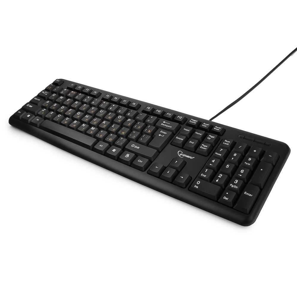 Клавиатура Gembird KB-8320U-BL Проводная, USB - миниатюра 2