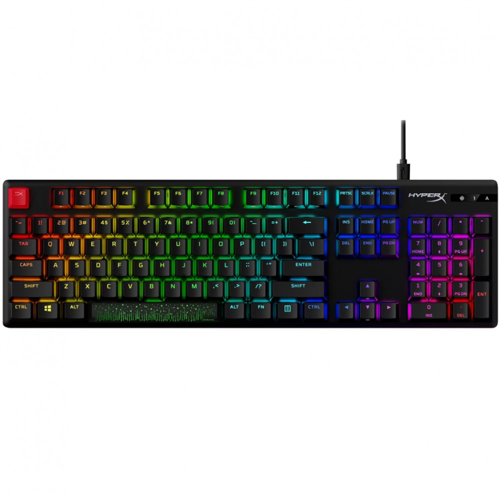 Клавиатура HyperX Alloy Origins PBT HX Red (US) 639N3AA#ABA Проводная, USB — фото товара