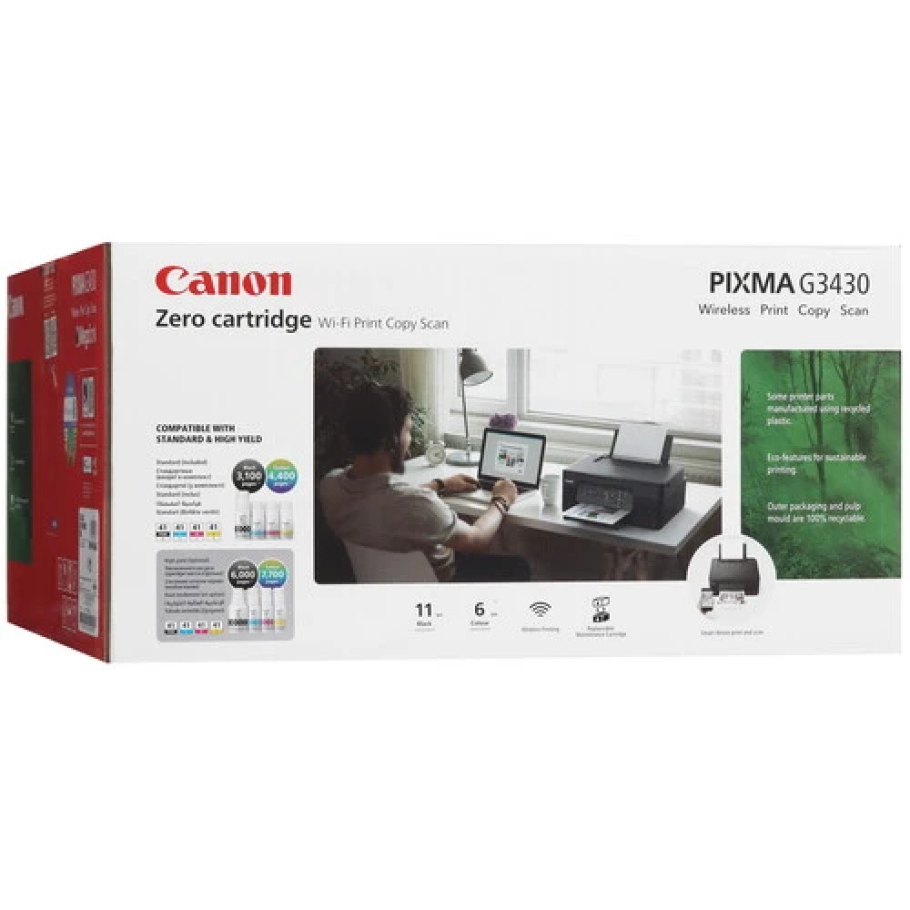 МФУ Canon PIXMA G3430 5989C009AA А4, Струйный, Цветная - миниатюра 5