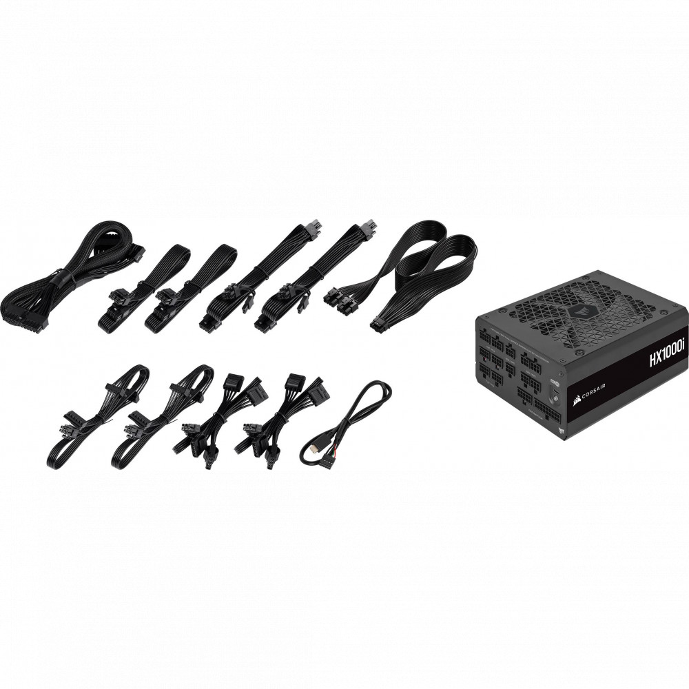Блок питания Corsair HX1000i CP-9020259-EU 1000 Вт - миниатюра 8