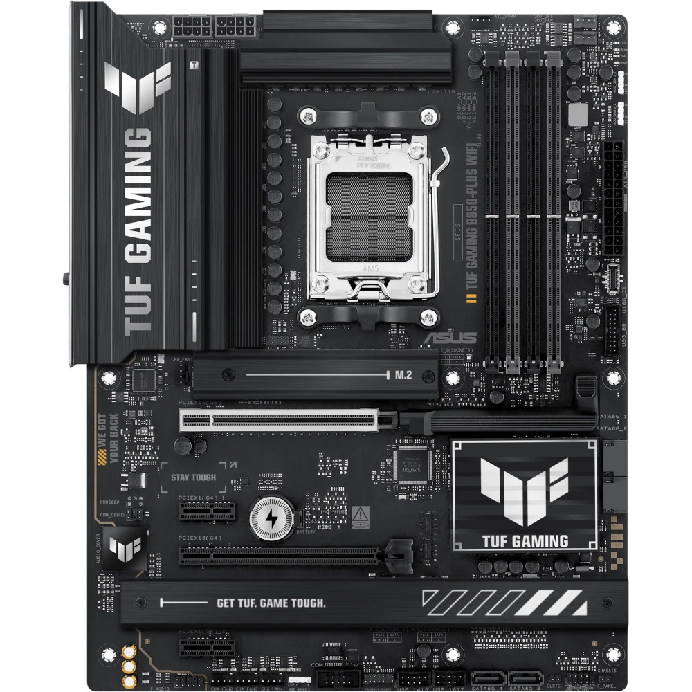Материнская плата Asus TUF GAMING B850-PLUS WIFI ATX, AMD AM5 — фото товара