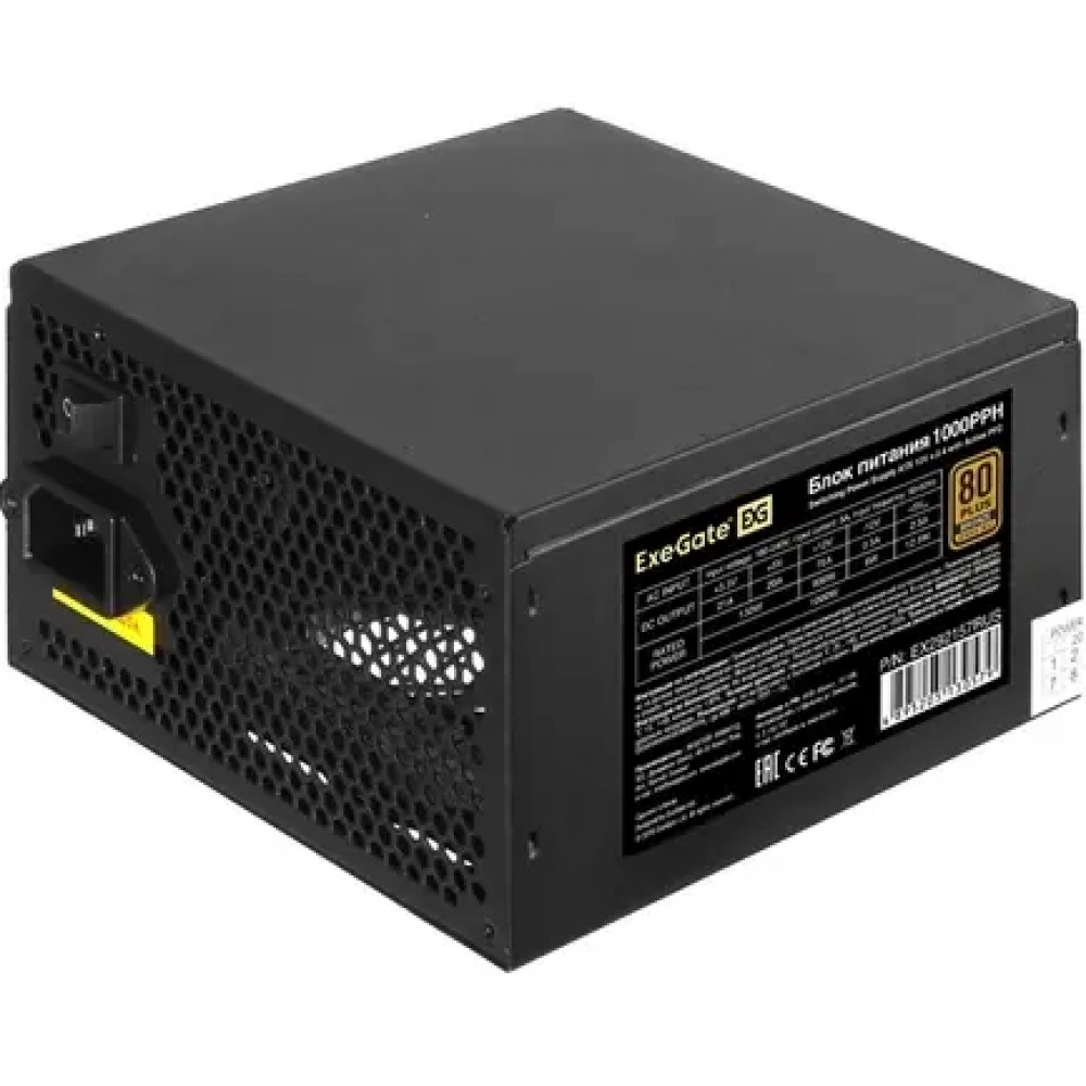 Блок питания ExeGate 80 PLUS Bronze 1000PPH OEM EX292157RUS-OEM 1000 Вт - миниатюра 2