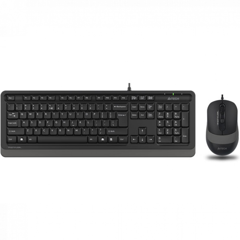 Клавиатура + мышь A4Tech Fstyler F1010 Grey F1010-GREY Fstyler — фото товара