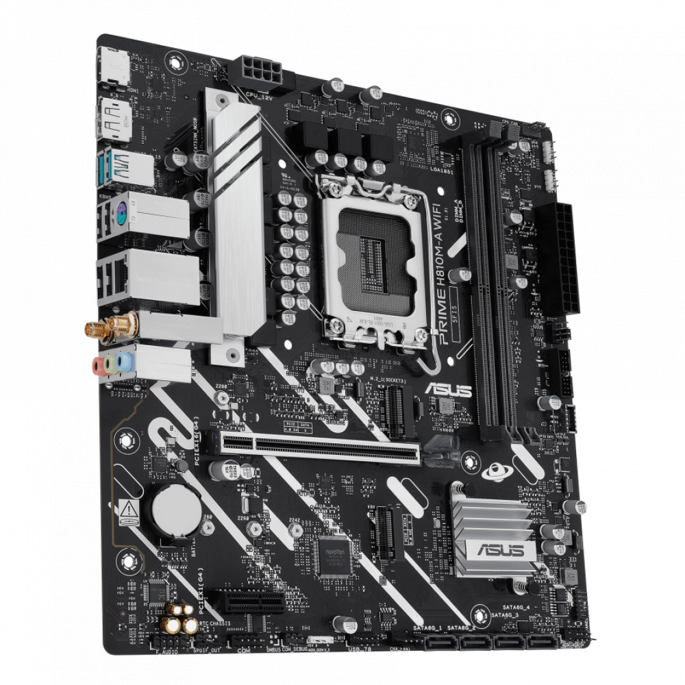 Материнская плата Asus PRIME H810M-A WIFI 90MB1KJ0-M0EAY0 Micro-ATX, LGA 1851 - миниатюра 2
