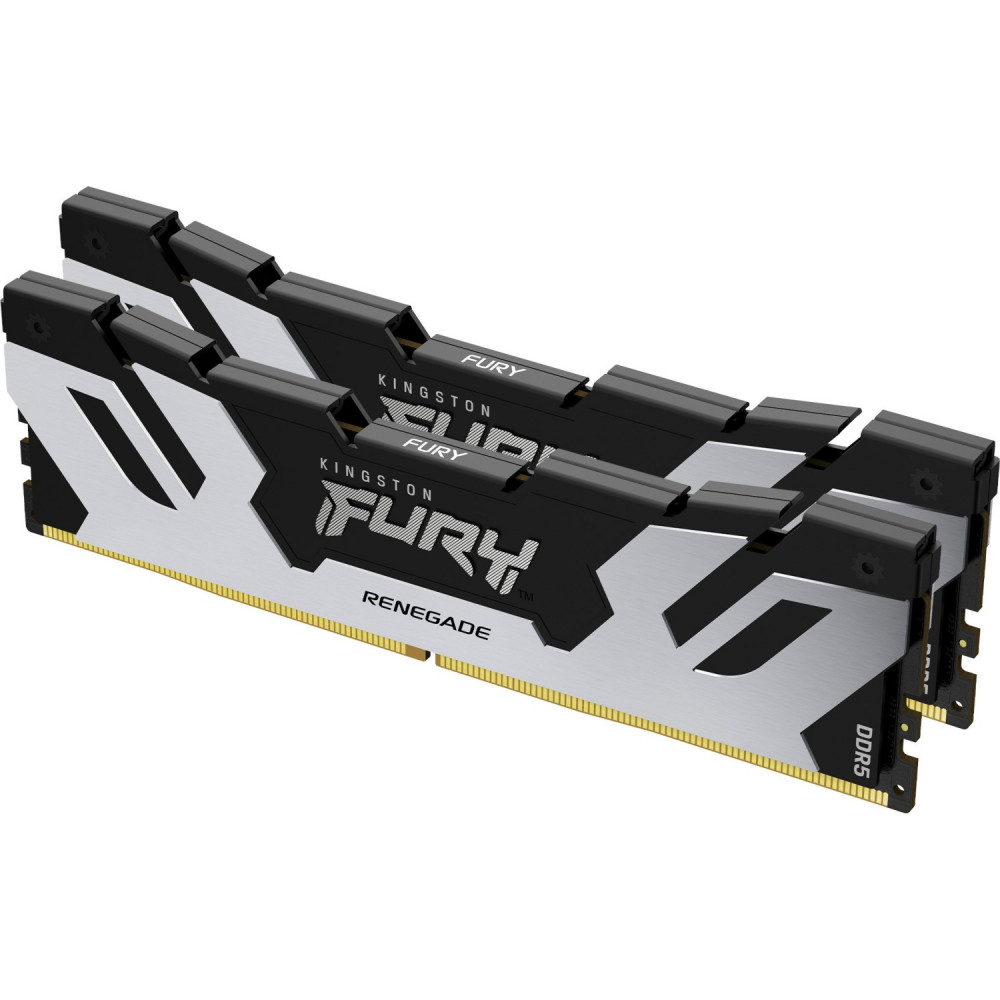 ОЗУ Kingston FURY Renegade Silver KF564C32RSK2-64 DIMM, DDR5, 64 Гб (2 х 32 Гб), 6400 МГц - миниатюра 2