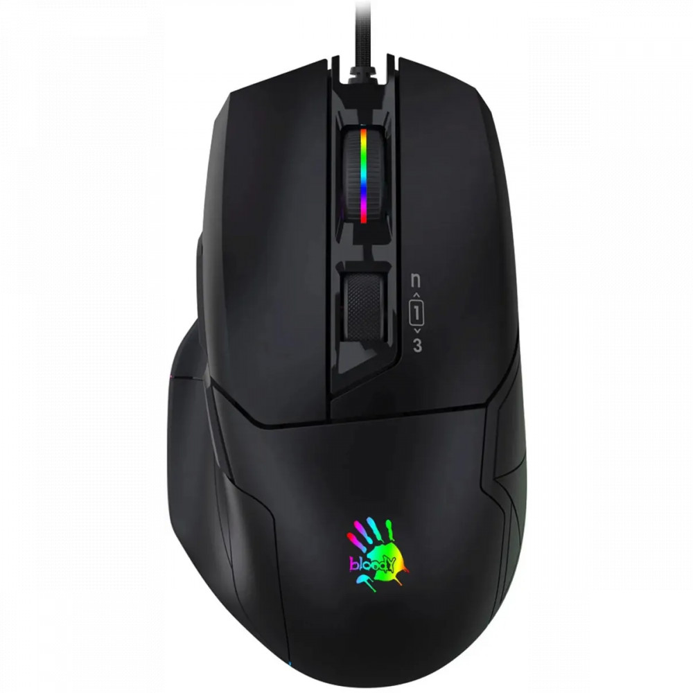 Мышь A4Tech Bloody W70 Max W70 MAX (STONE BLACK) Игровые, Проводная — фото товара