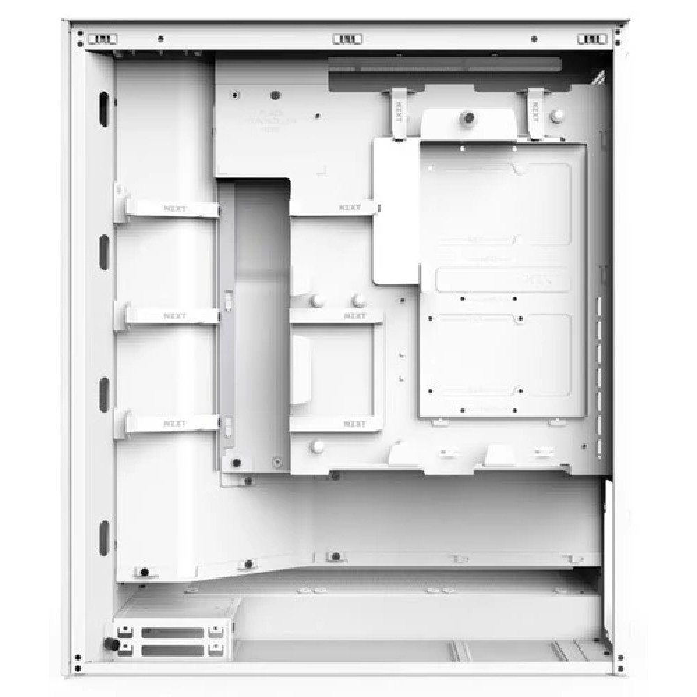 Корпус NZXT H7 Flow RGB Белый CM-H72FW-R1 Mid-Tower - миниатюра 4