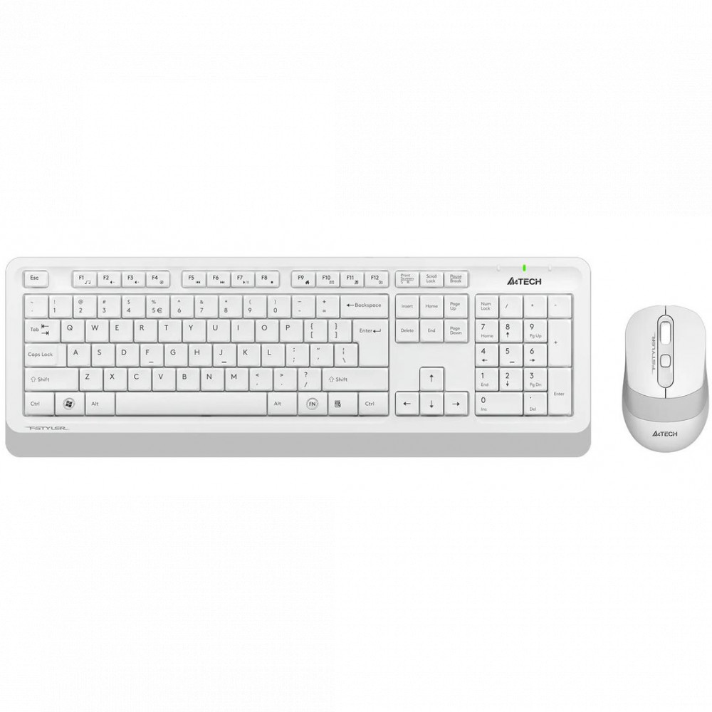 Клавиатура + мышь A4Tech Fstyler FG1010S White FG1010S-White Fstyler - миниатюра 4