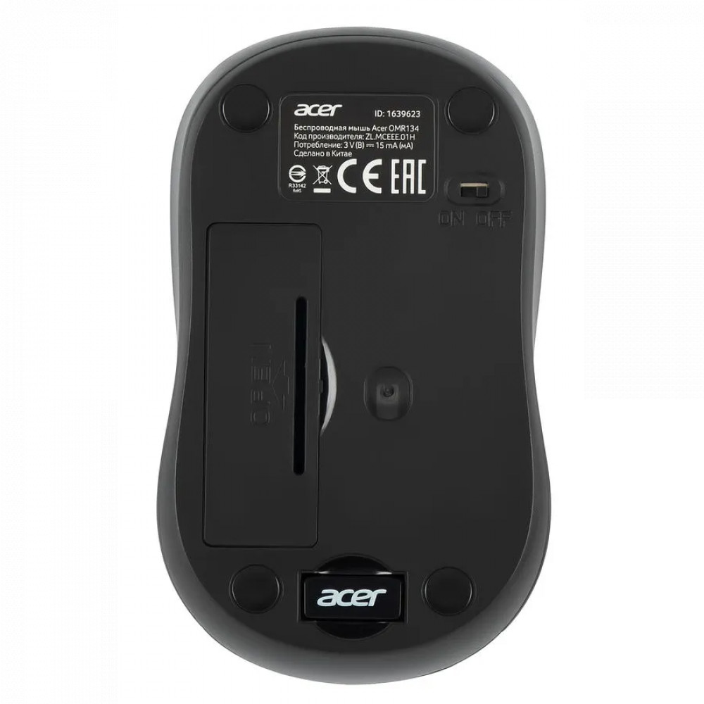 Мышь Acer OMR134 ZL.MCEEE.01H Бюджетные, Беспроводная - миниатюра 2