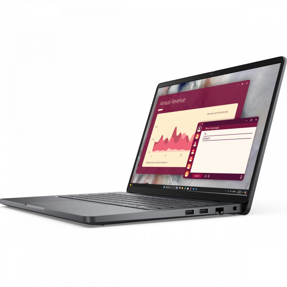 Ноутбук Dell Pro 14 Magnetite PRO14-7653 14 ", WUXGA 1920x1200 (16:10), Intel, Core Ultra 7, 16 Гб, 512 ГБ, Intel Graphics, Linux - миниатюра 3