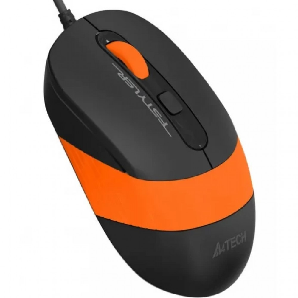 Мышь A4Tech FM10S USB ORANGE Бюджетные, Проводная - миниатюра 3