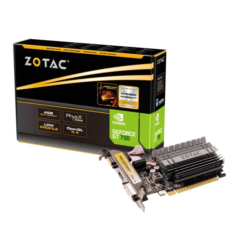 Видеокарта Zotac GeForce GT 730 4GB Zone Edition ZT-71115-20L 4 ГБ - миниатюра 4