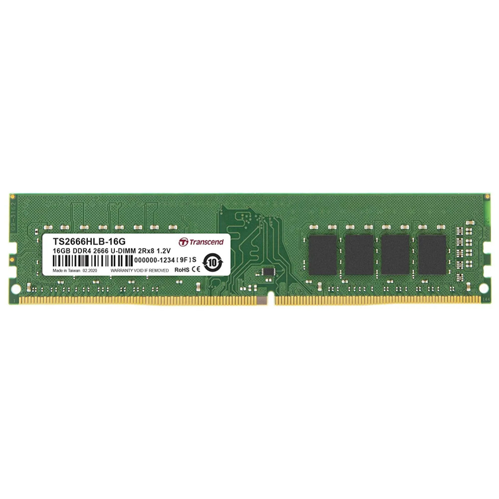 ОЗУ Transcend TS2666HLB-16G DIMM, DDR4, 16 Гб, 2666 МГц — фото товара