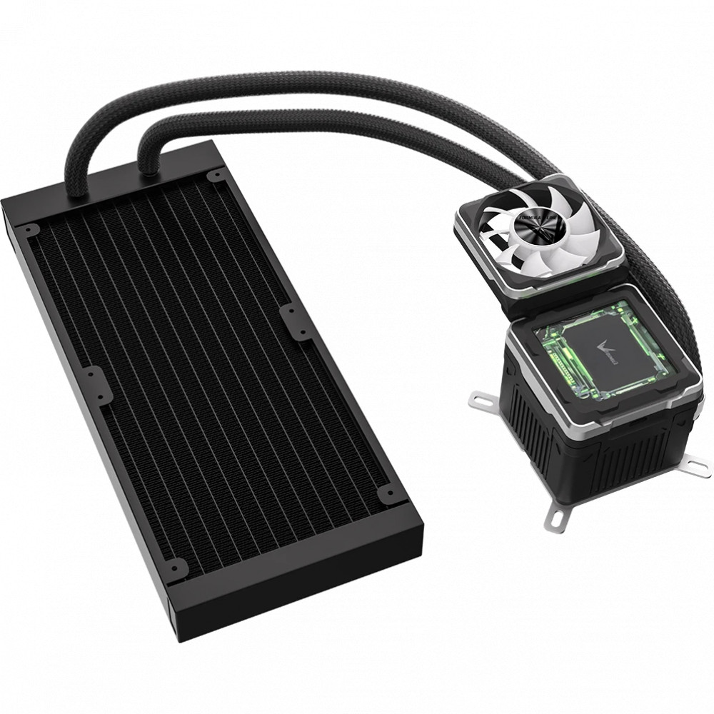 Система охлаждения Formula Cryo Wing Digi 240 ARGB Black Cryo Wing Digi 240 BK Для процессора - миниатюра 2