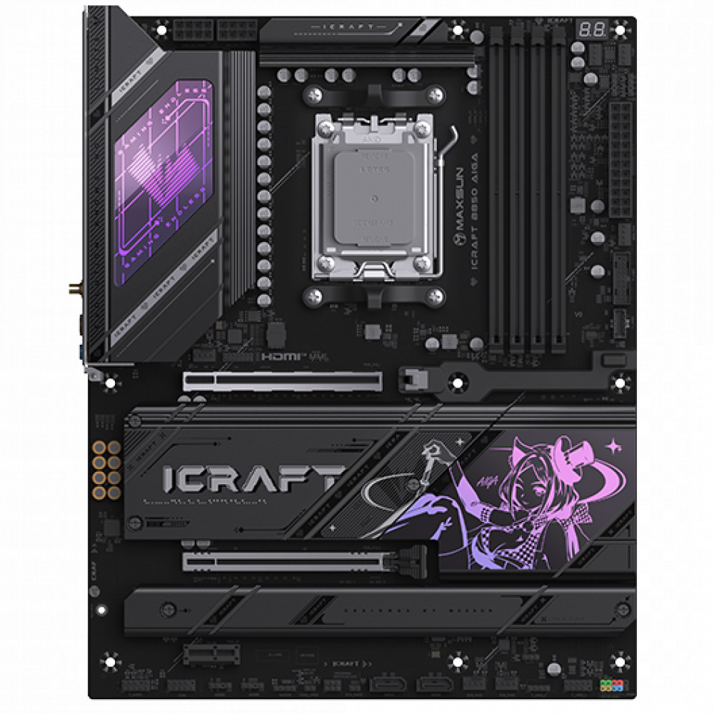 Материнская плата Maxsun MS-iCraft B850 AIGA B850 6940709663448 ATX, AMD AM5 — фото товара