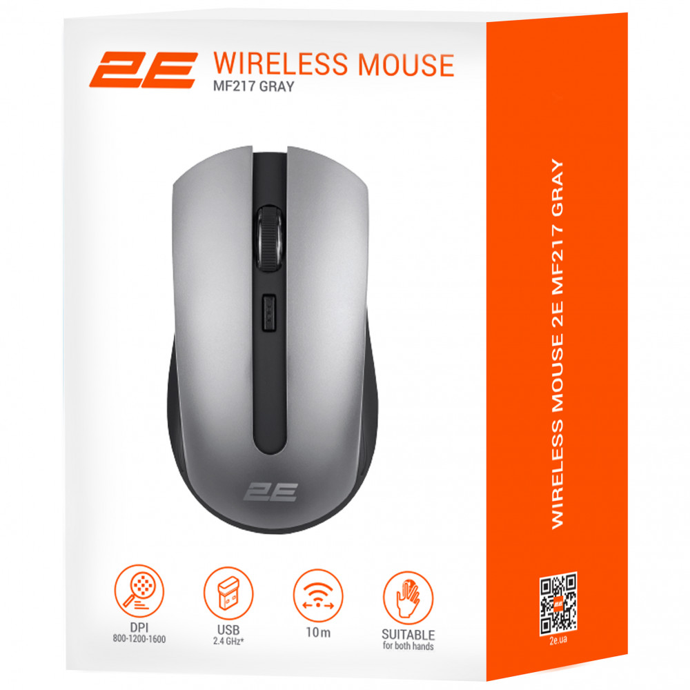 Мышь 2E MF217 WL 2E-MF217WC Бюджетные, Беспроводная - миниатюра 3