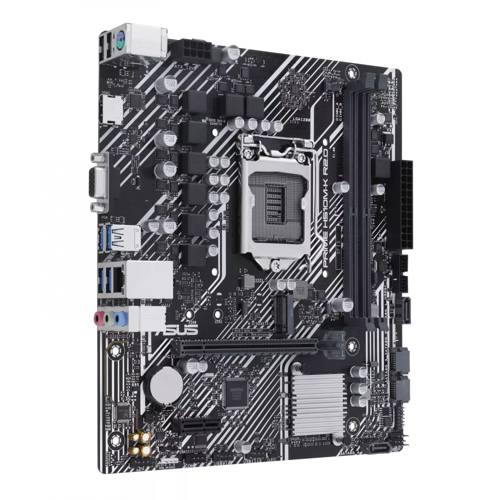 Материнская плата Asus PRIME H510M-K R2.0 90MB1E80-M0EAY0 Micro-ATX, LGA 1200 - миниатюра 2