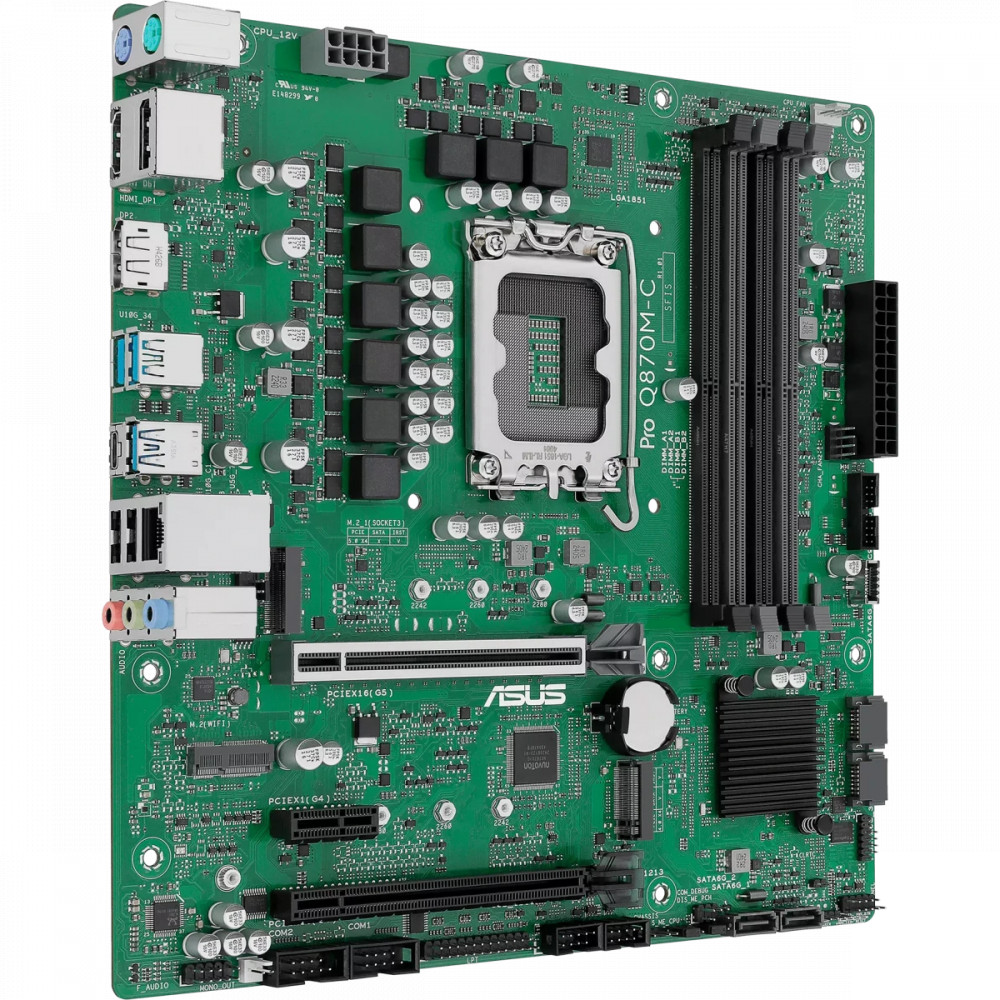 Материнская плата Asus PRO Q870M-C-CSM 90MB1KEP-M0EAYC Micro-ATX, LGA 1851 - миниатюра 2