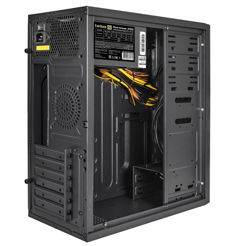 Корпус ExeGate XP-340U-XP600 EX292992RUS Mid-Tower - миниатюра 2