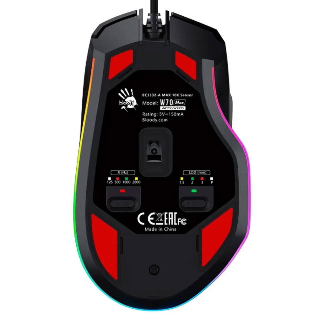 Мышь A4Tech Bloody W70-Max Игровые, Проводная - миниатюра 2