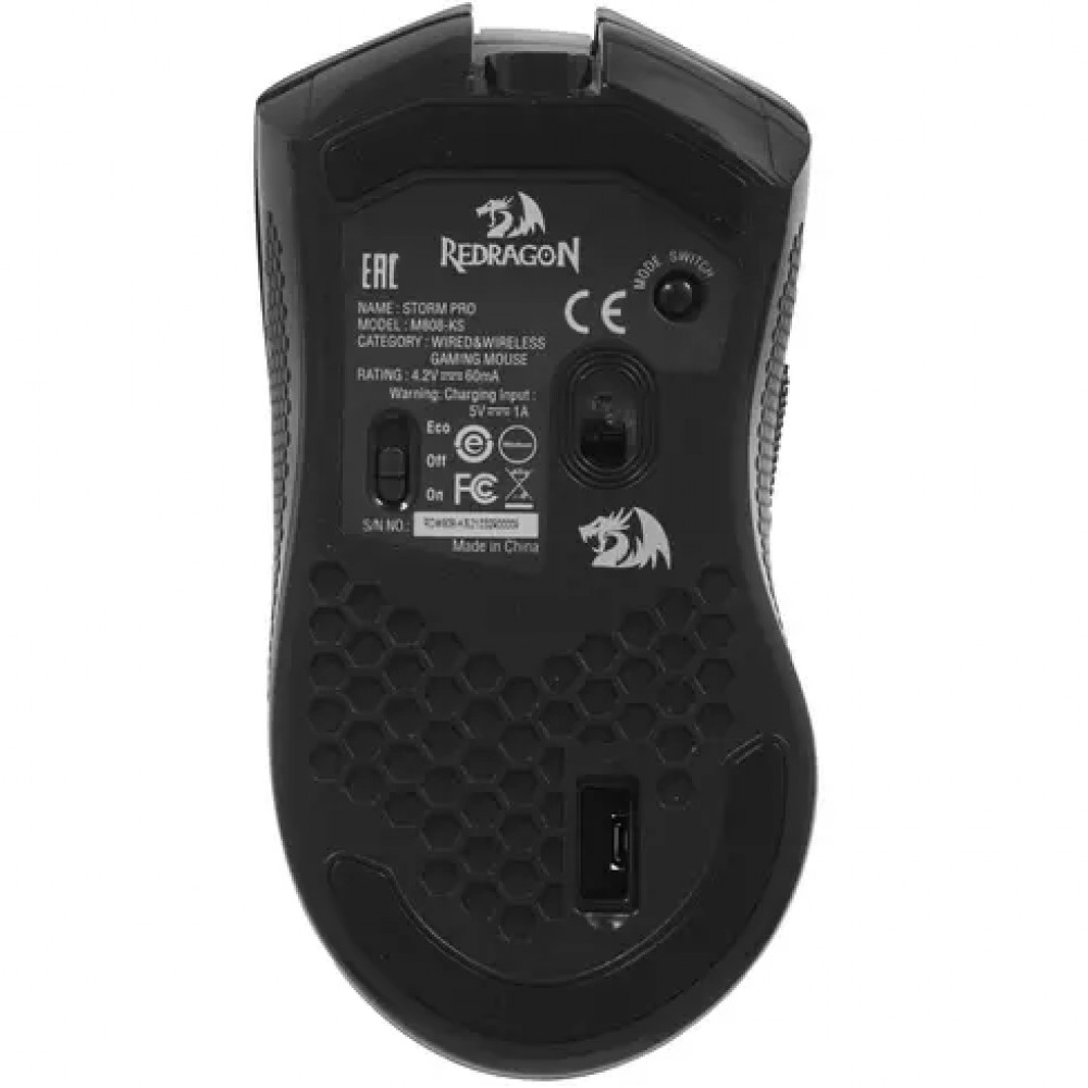 Мышь Redragon Storm Pro RGB 78127 Игровые, Беспроводная - миниатюра 6