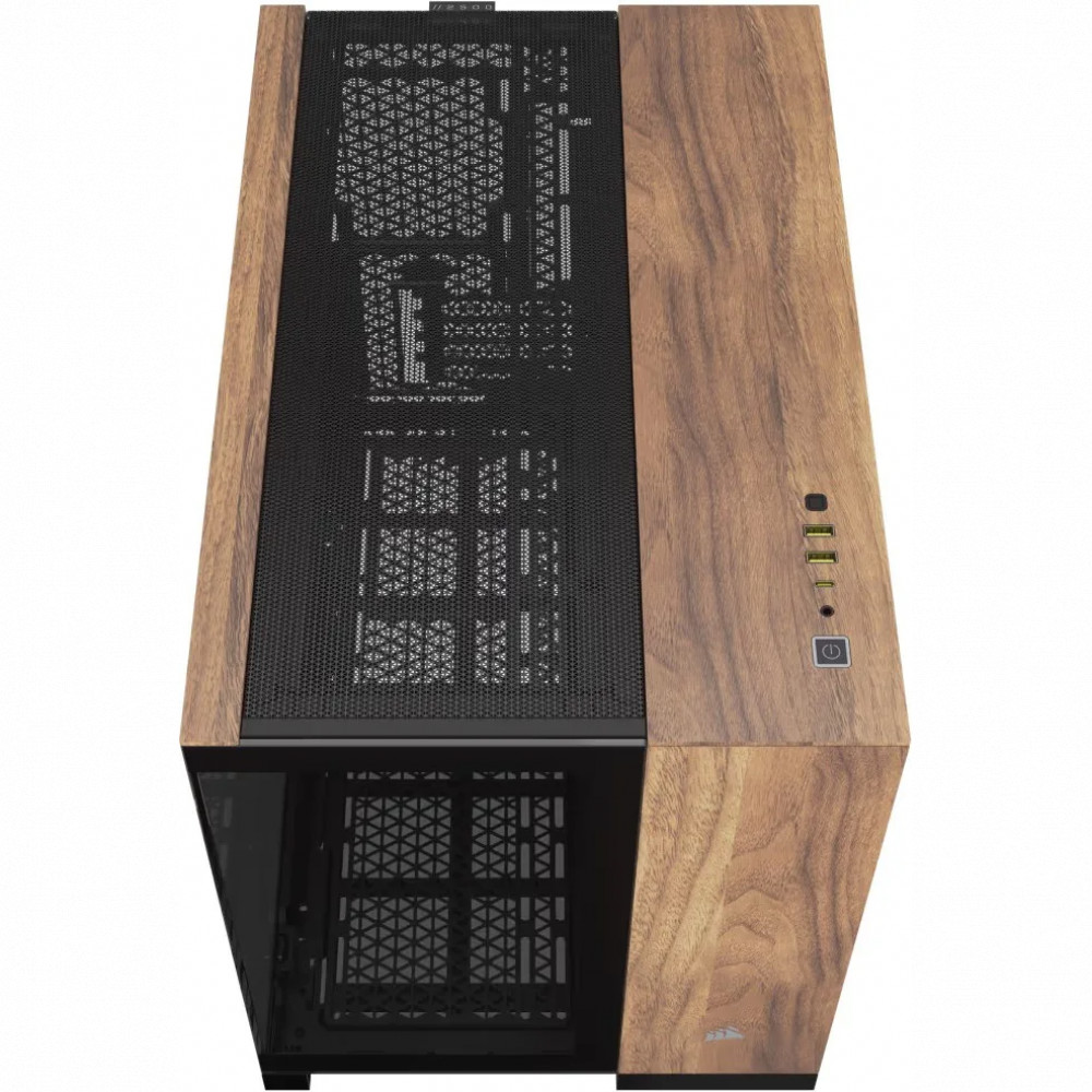 Корпус Corsair 2500X Black - Walnut Wood CC-9011286-WW Mid-Tower - миниатюра 4