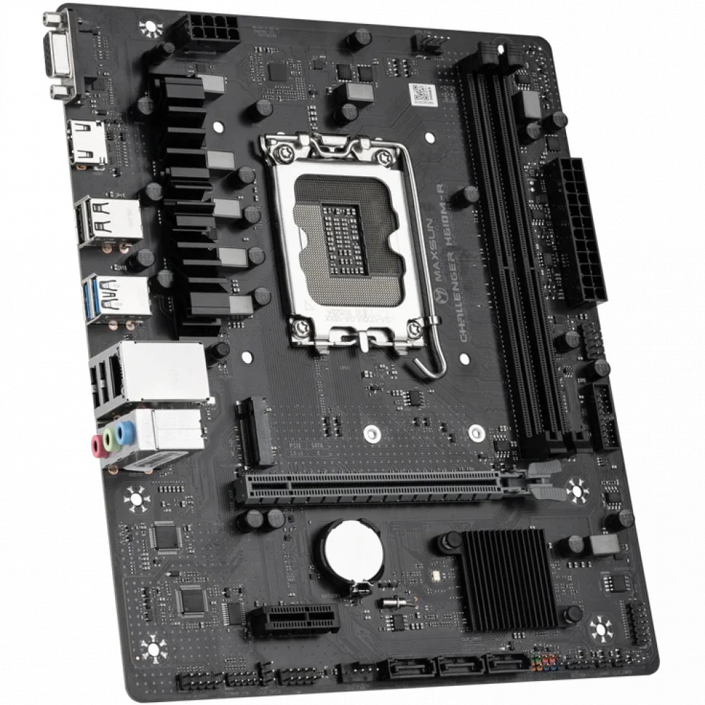 Материнская плата Maxsun Challenger H610M-R MS-Challenger H610M-R Micro-ATX, LGA 1700 — фото товара