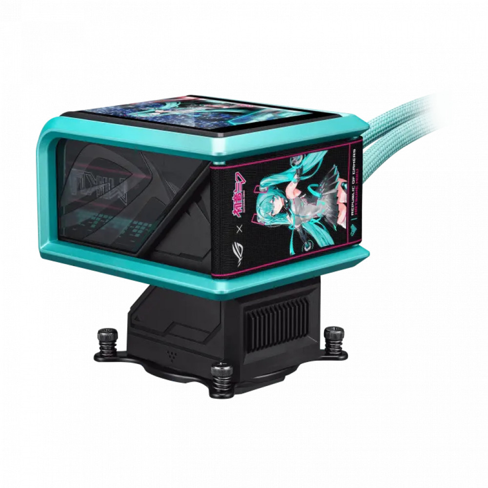 Система охлаждения Asus ROG RYUO IV 360 ARGB MIKU Для процессора - миниатюра 4