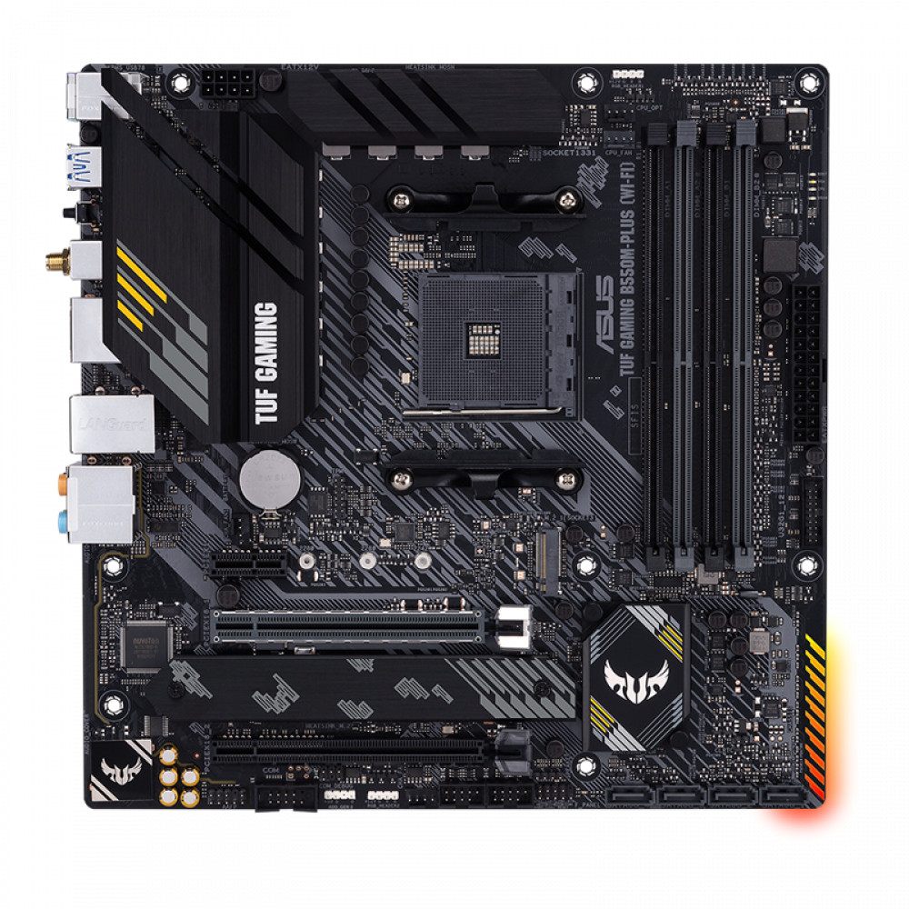 Материнская плата Asus TUF GAMING B550M-PLUS WIFI TUF GAMING B550M-PLUS WIFI II Micro-ATX, AMD AM4 — фото товара
