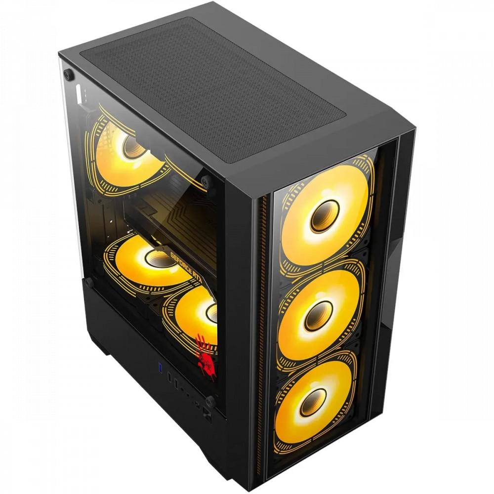 Корпус Bloody CC-123 Black CC-123-BK Mid-Tower - миниатюра 3
