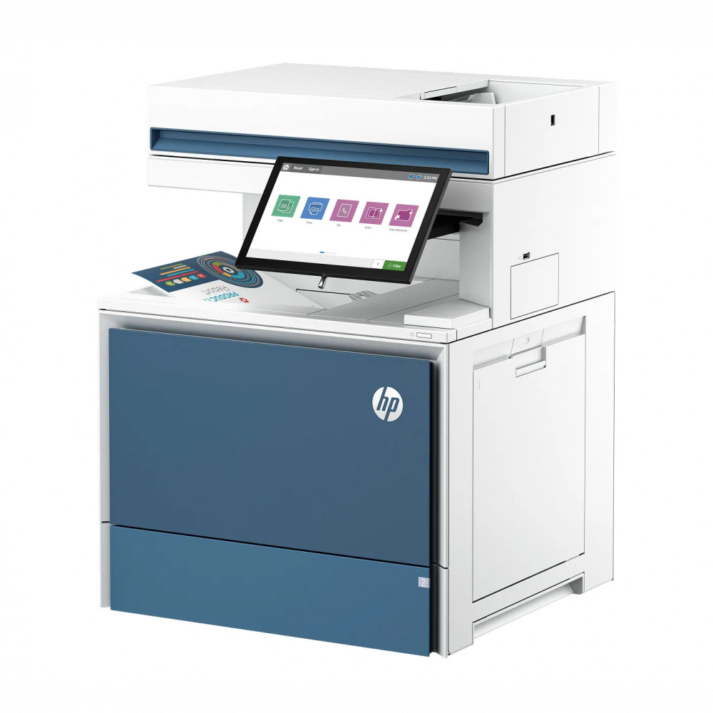 МФУ HP Color LaserJet Enterprise Flow MFP 6800zf 6QN36A А4, Лазерный, Цветная - миниатюра 2