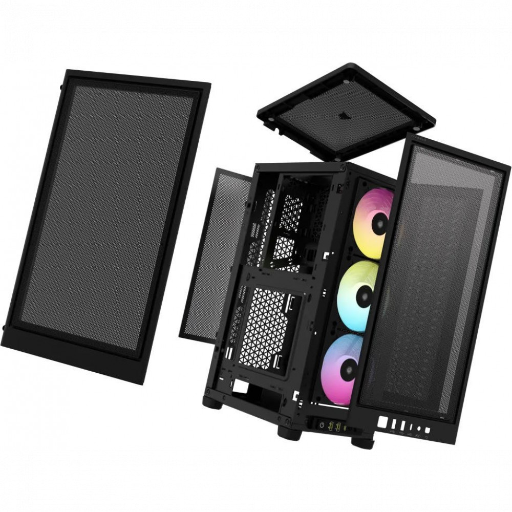 Корпус Corsair iCUE 2000D RGB Airflow Black CC-9011246-WW Mini-Tower - миниатюра 13