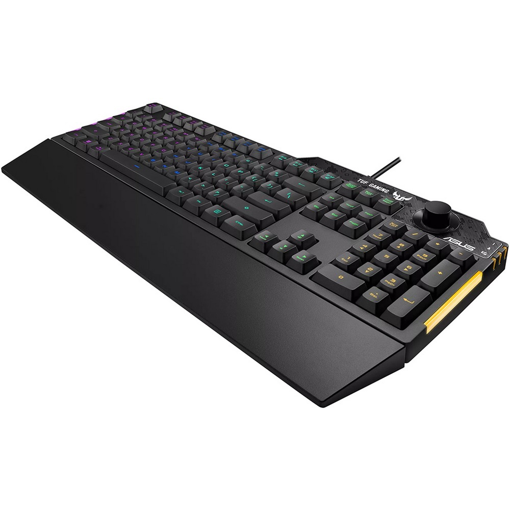 Клавиатура Asus TUF Gaming K1 RGB 90MP01X0-BKRA00 Проводная, USB - миниатюра 4