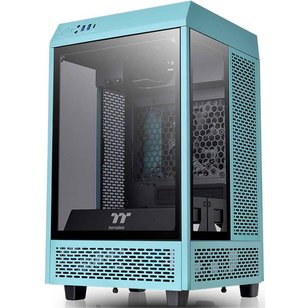 Корпус Thermaltake The Tower 100 Turquoise CA-1R3-00SBWN-00 Mini-Tower - миниатюра 3