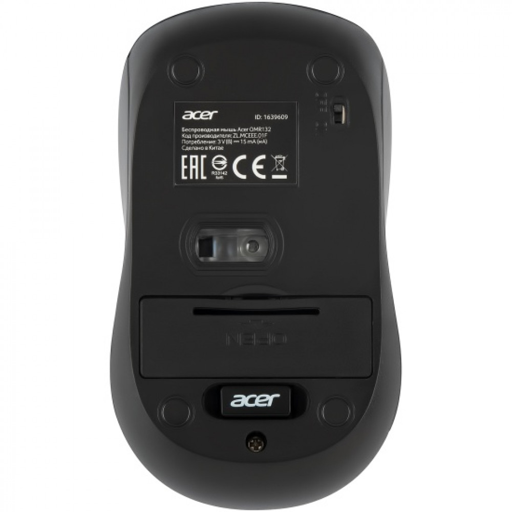 Мышь Acer OMR132 ZL.MCEEE.01F Бюджетные, Беспроводная - миниатюра 3