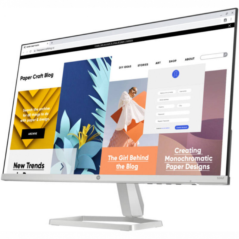 Монитор HP Series 5 524sf 94C17AS 23.8 ", IPS, Full HD 1920x1080 (16:9), 100 Гц - миниатюра 2