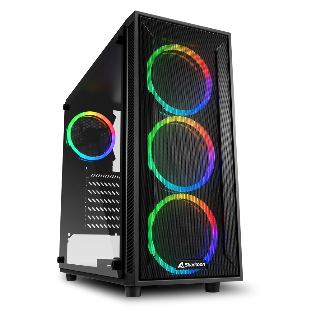 Корпус Sharkoon TG4M RGB Mid-Tower - миниатюра 2